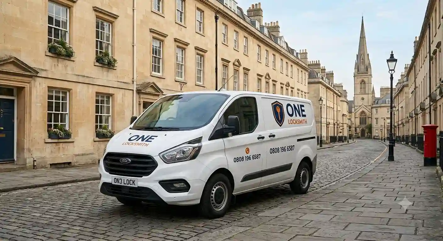 ONE Locksmith local service vehicle and trusted engineer