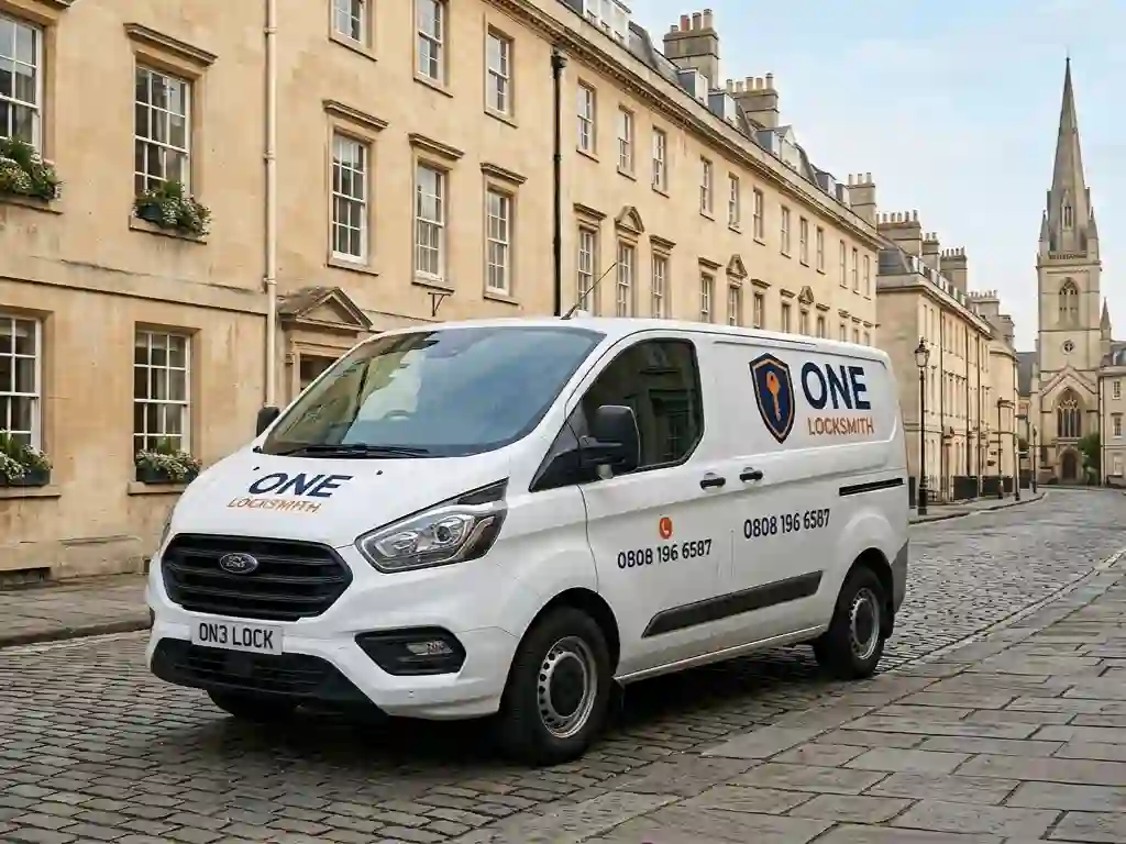 ONE Locksmith local service vehicle and trusted engineer