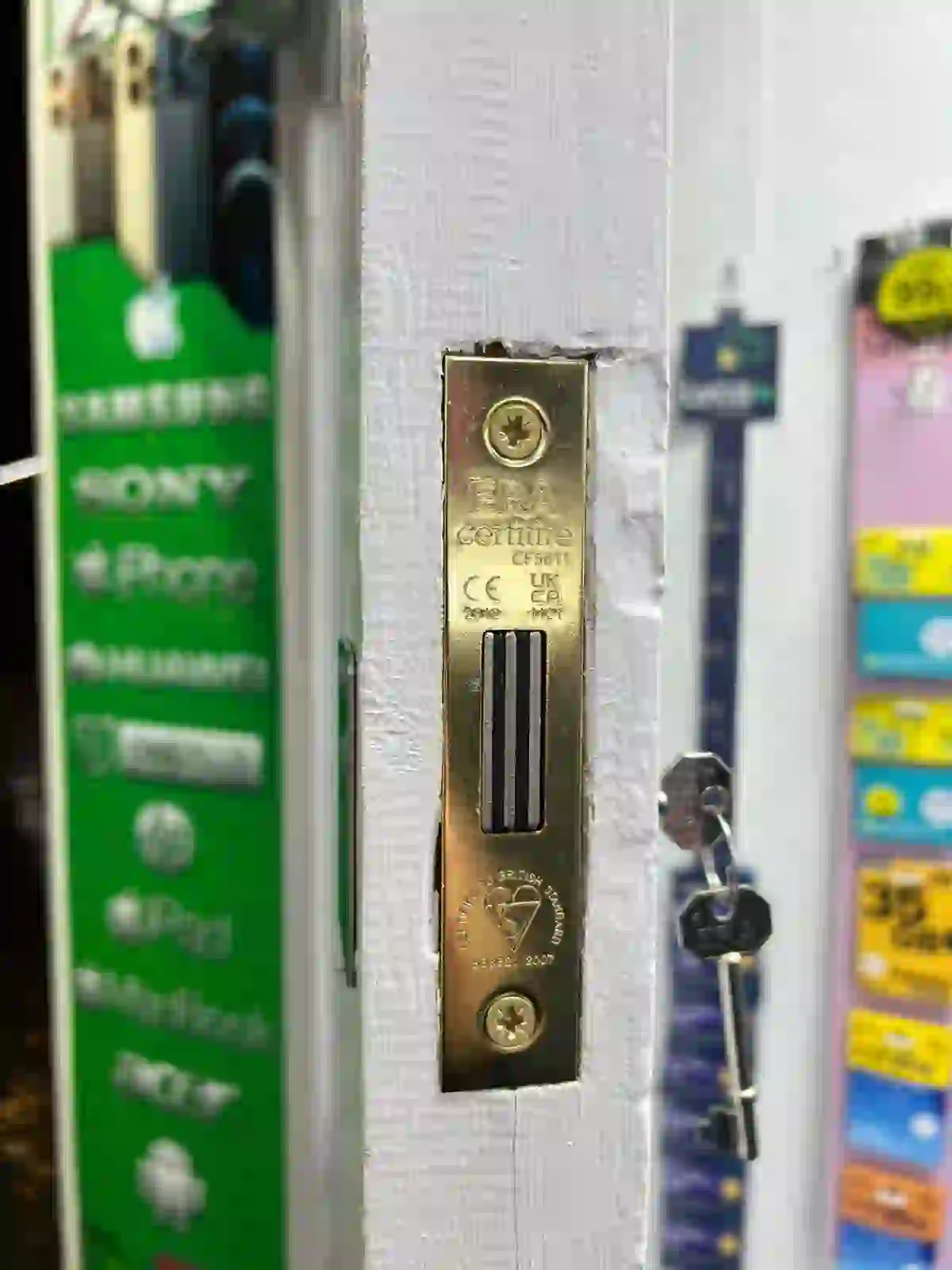 Recent locksmith work