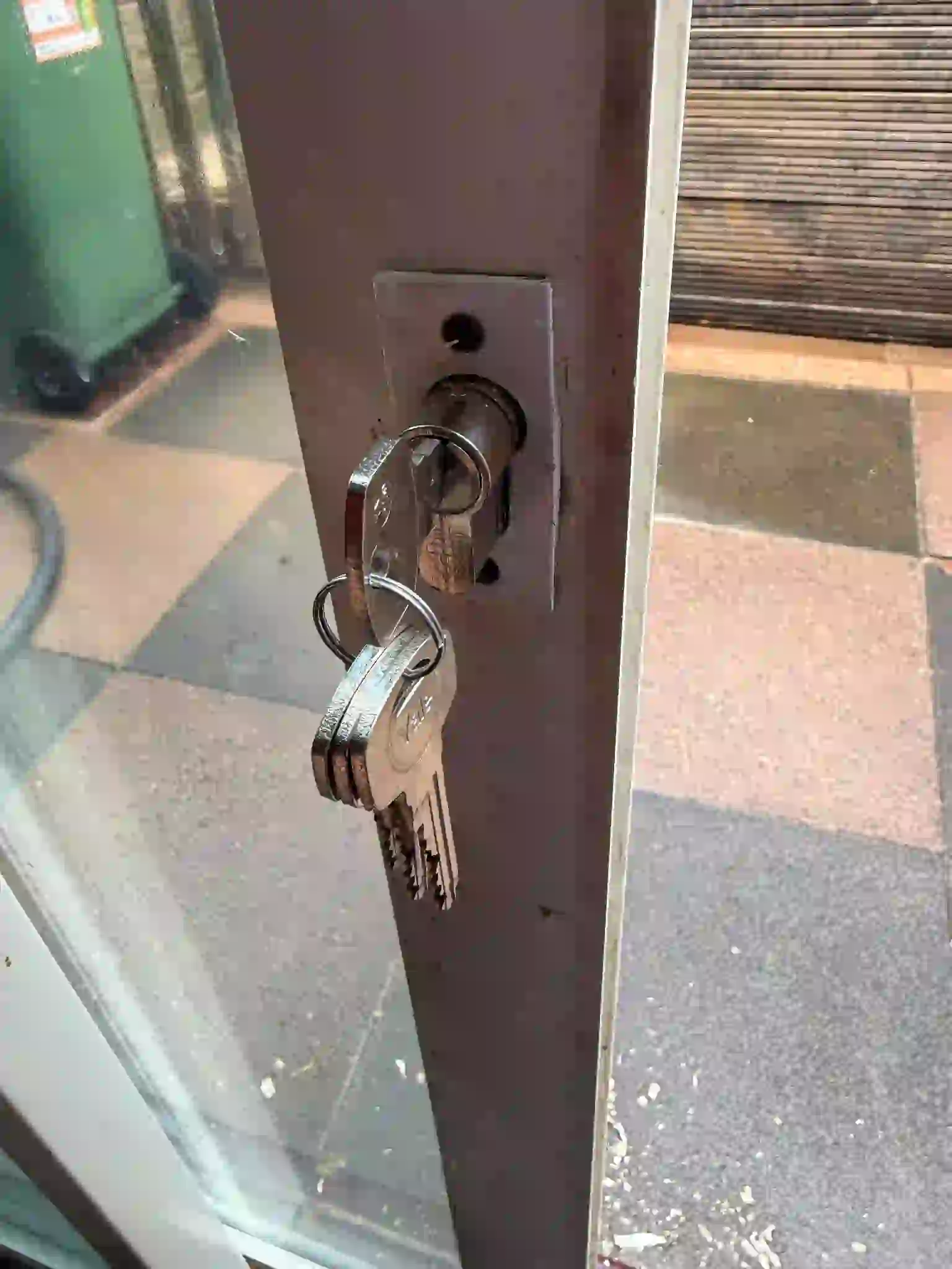 Recent locksmith work