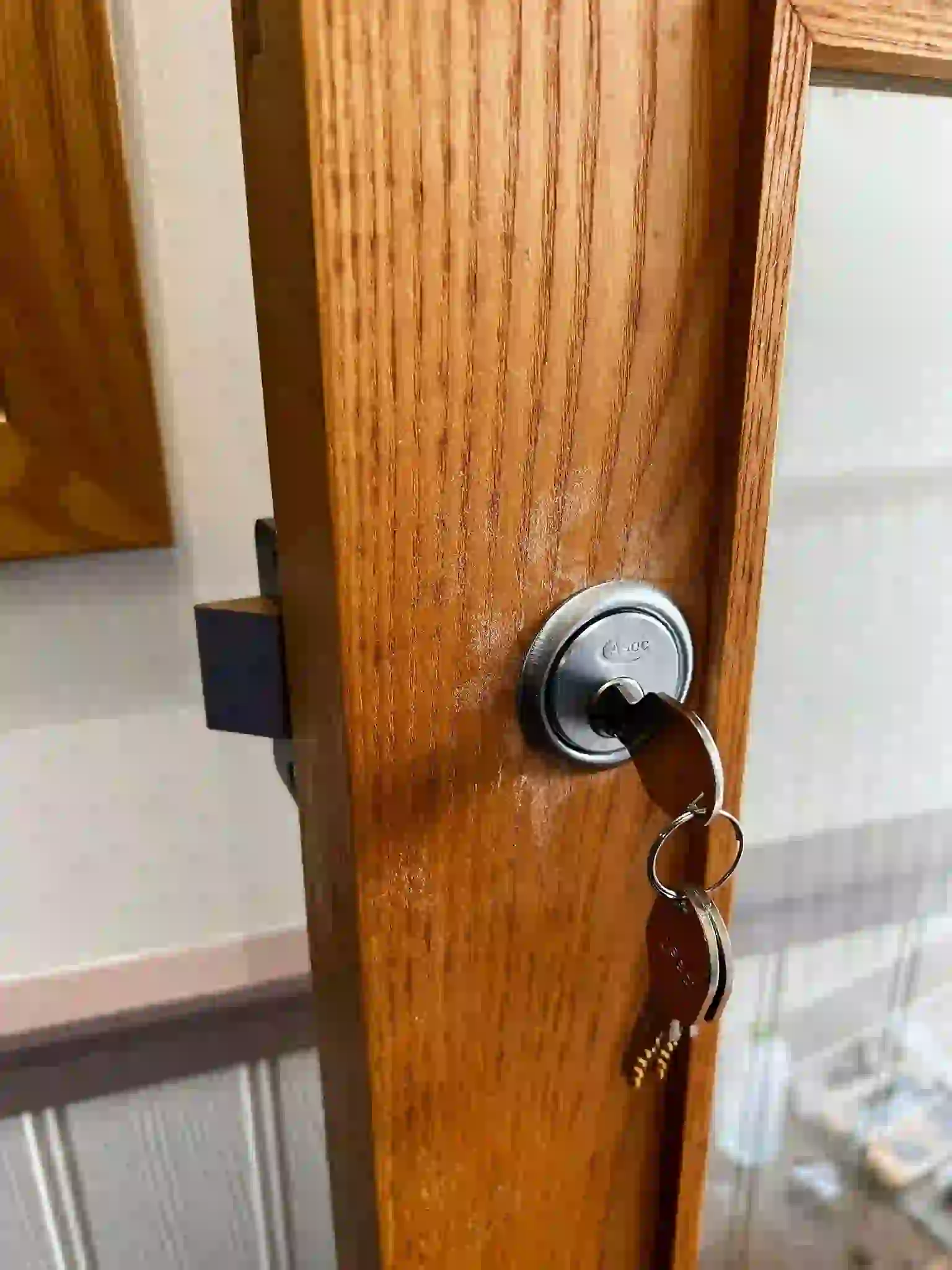Recent locksmith work